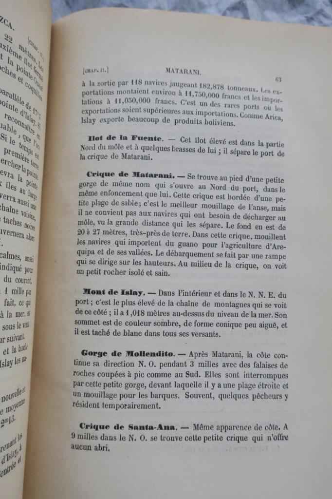 Nautical Instructions for Peru Coast