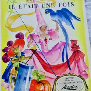 PERRAULT il était une fois contes édités par les chocolats MEUNIER ill-Mercier