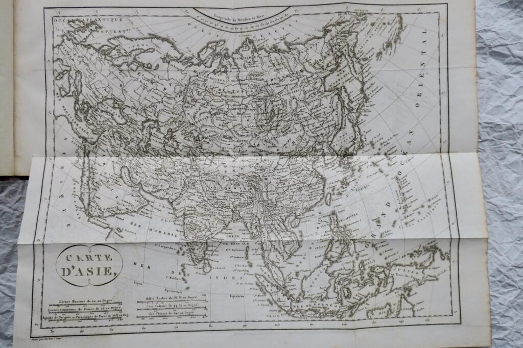 タヴェルニエの1817年インド・アジア地図帳