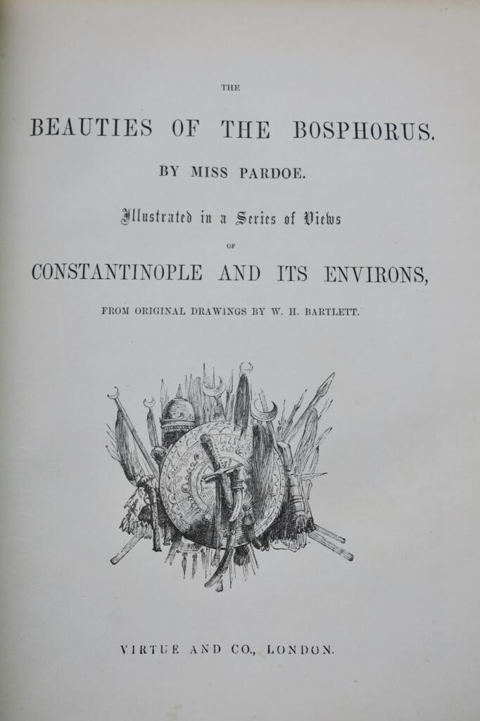 Perse BARTLETT & PARDOE Beauties Of The Bosphorus..Constantinople…Turquie