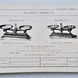 Pesage Catalogue Manufacture Française d'Instruments de Pesage Ebts Besson