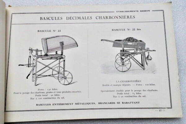 Pesage Catalogue Manufacture Française d&rsquo;Instruments de Pesage Ebts Besson