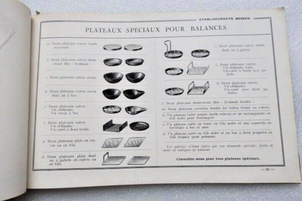 Pesage Catalogue Manufacture Française d&rsquo;Instruments de Pesage Ebts Besson