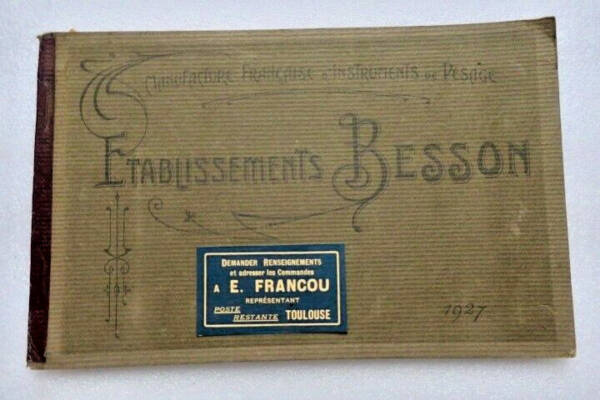 Pesage Catalogue Manufacture Française d&rsquo;Instruments de Pesage Ebts Besson
