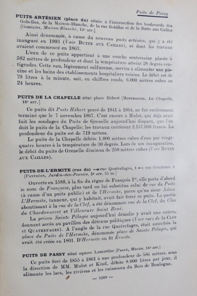 Umfassendes historisches Wörterbuch von Paris
