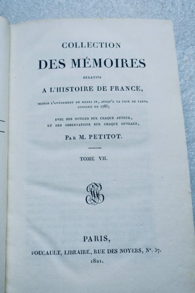 18th-century French royal memoirs collection