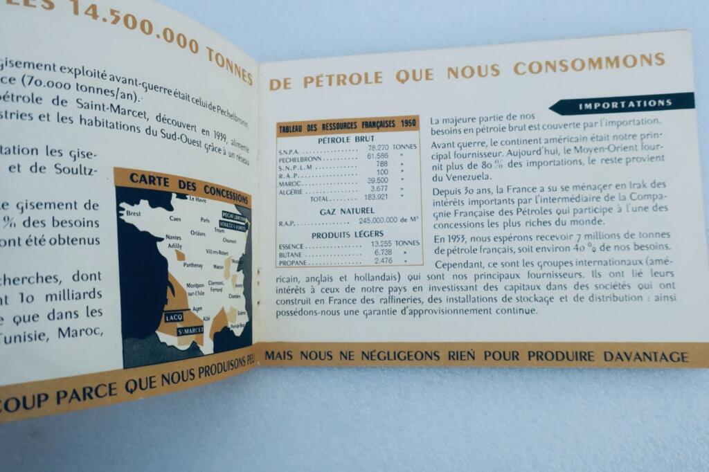 PETROLE AU SERVICE DE LA PROSPERITE FRANCAISE