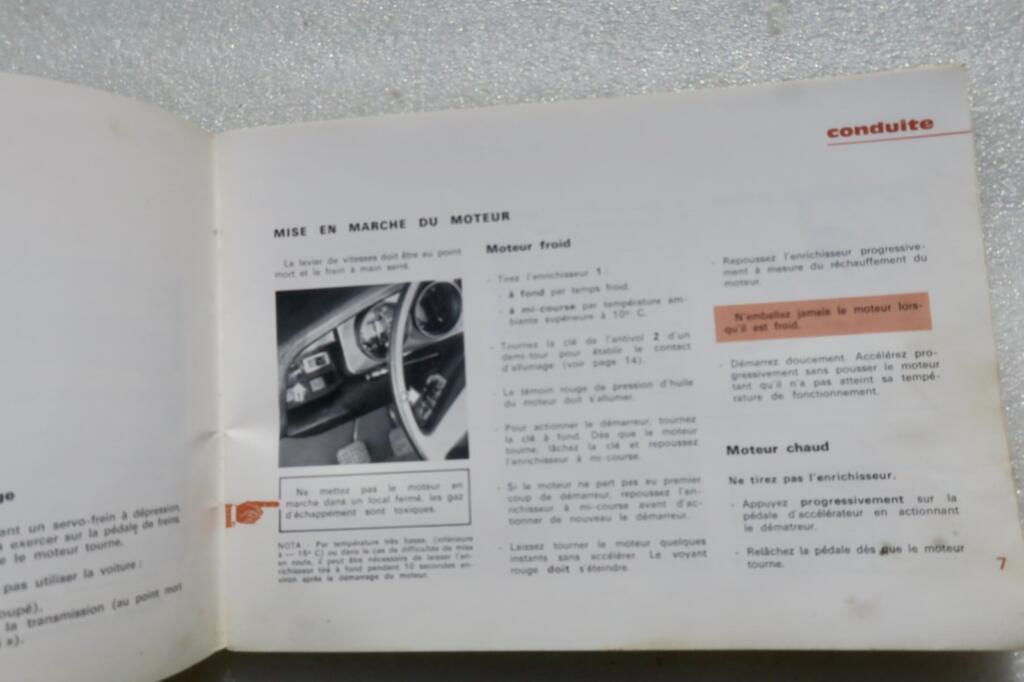 PEUGEOT 304 304 Peugeot 驾驶与保养手册