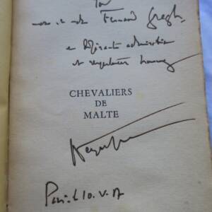PEYREFITTE Chevaliers de Malte S. P. + dédicace
