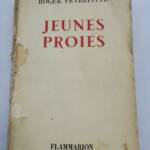 Roger Peyrefitte: Jeunes proies mit Widmung