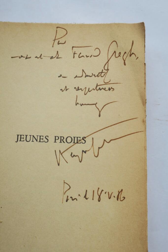 Original edition with author's dedication
