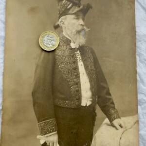 Photo ancienne ACADEMICIEN 160 x 200 mm.