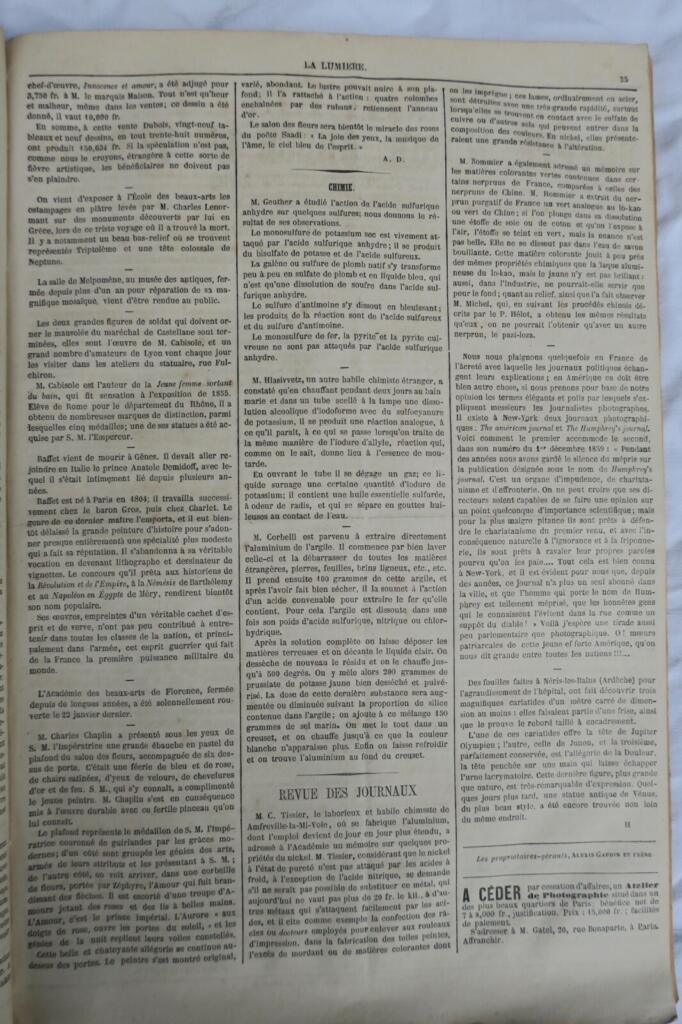 1860年法国摄影杂志先驱之作