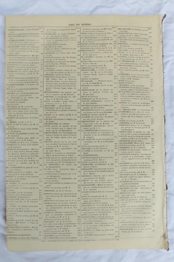 1860年法国摄影杂志先驱之作