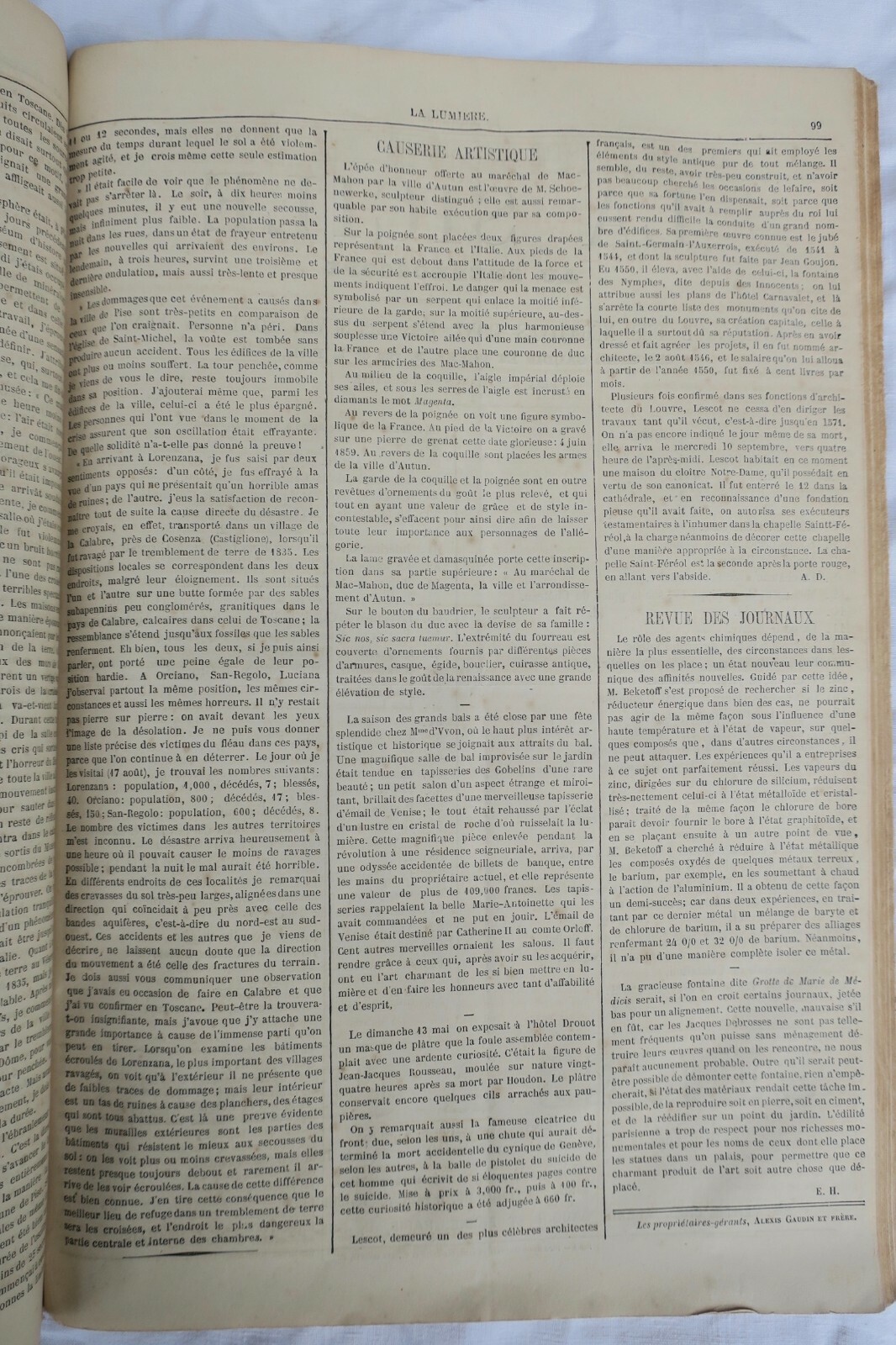 photographie première revue LA LUMIERE 1860 – Image 4