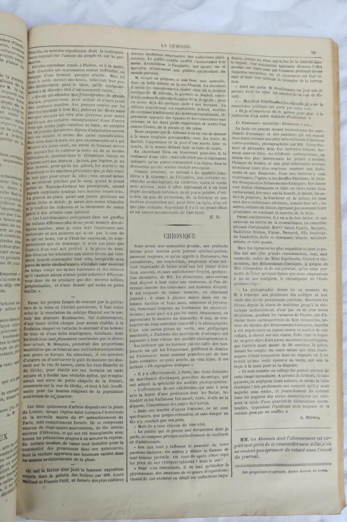 1860年法国摄影杂志先驱之作