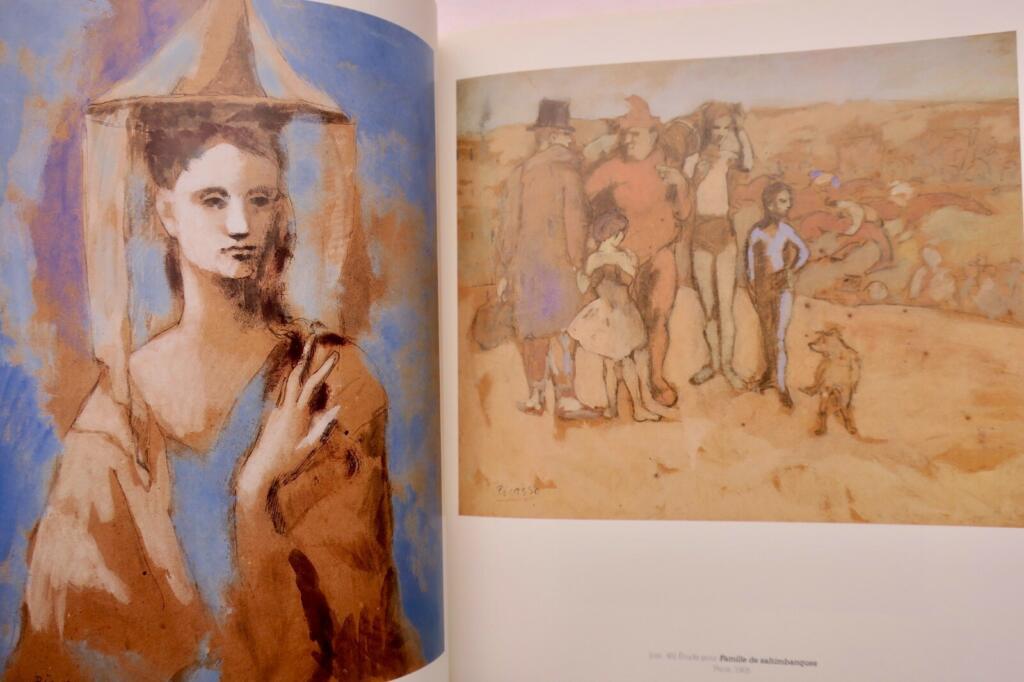 Exhibition catalog featuring Picasso's circus art