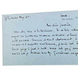 Pierre Brossolette lettre autographes signée