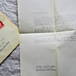 PIERRE MENDES FRANCE lettre autographe manuscrite & signée