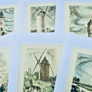 Pierre VALADE moulins 6 planches 24 x 33 cm