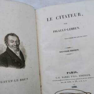PIGAULT-LEBRUN Le Citateur 1830