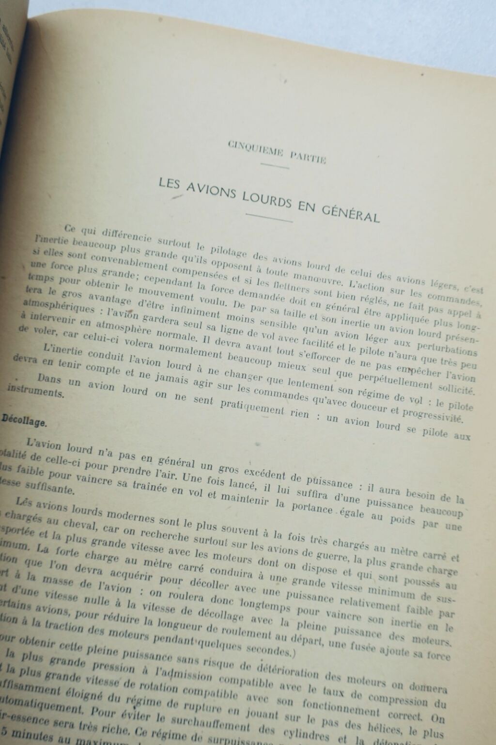 Pilotage pilotage aux instruments 1945 PSV vol de nuit avions lourds…