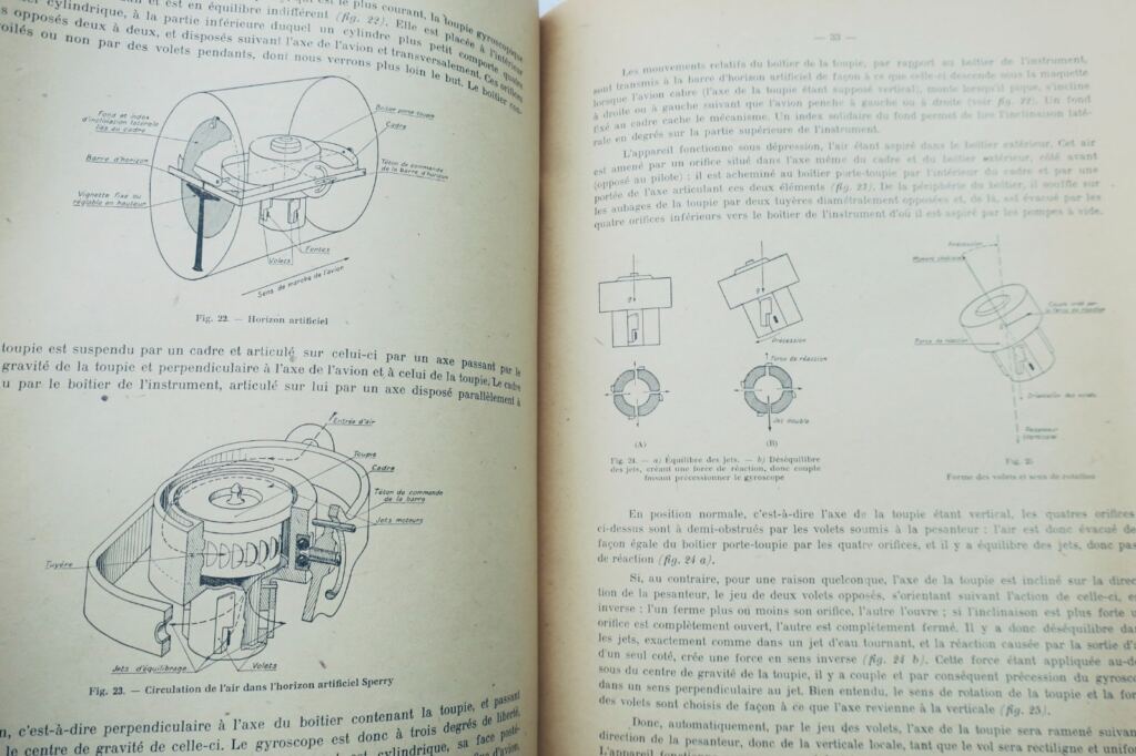 Pilotage pilotage aux instruments 1945 PSV vol de nuit avions lourds…