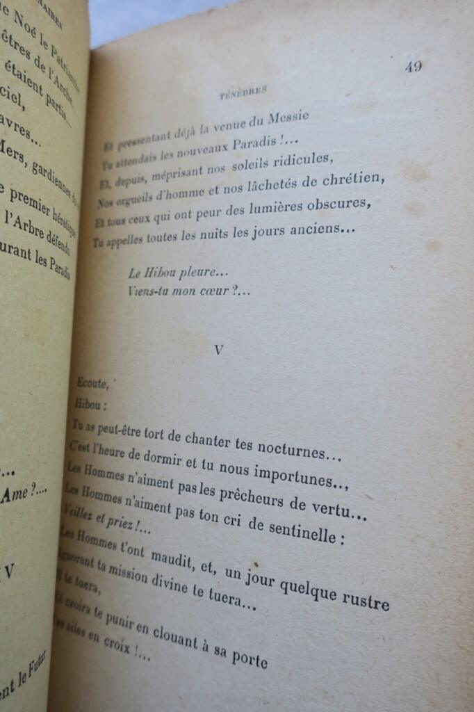 Visionäre Gedichte mit Autoreninschrift