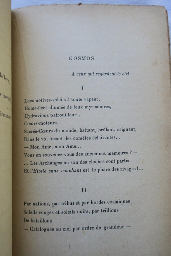 Visionäre Gedichte mit Autoreninschrift