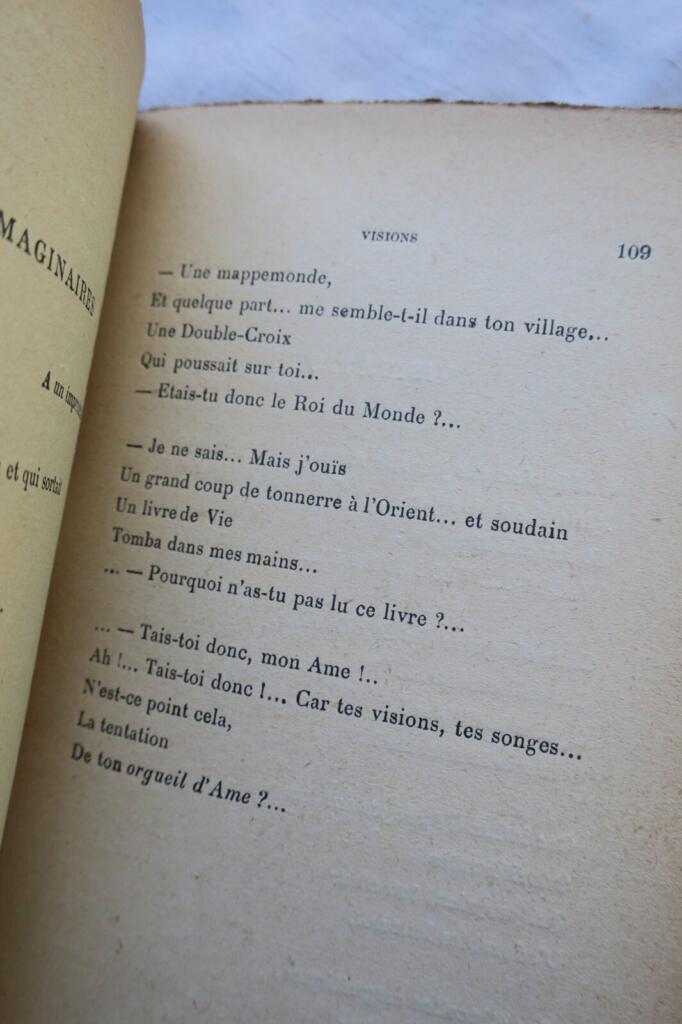 Visionäre Gedichte mit Autoreninschrift