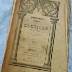 Poésies inédites de Clotilde de Surville, poète française