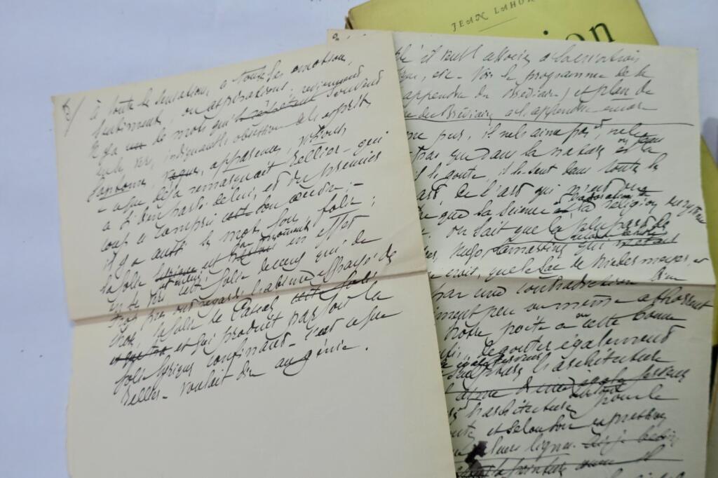 Symbolist poet collection and correspondence