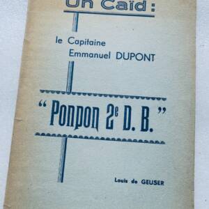 Ponpon 2e D. B. capitaine Emmanuel Dupont UN CAÏD