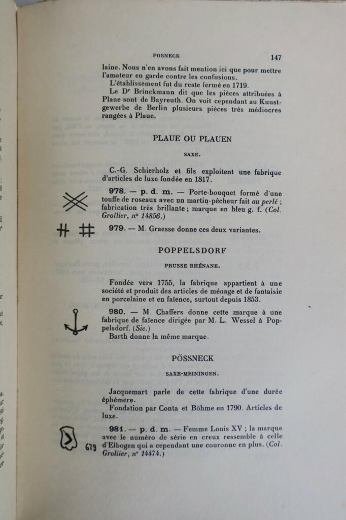 European Porcelain Manufacturers & Marks Guide