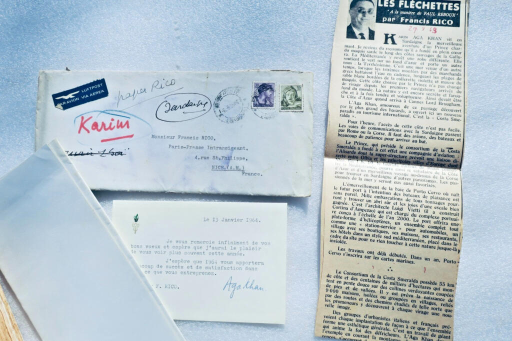 Aga Khan Memoiren mit Cocteau-Vorwort und signiertem Brief