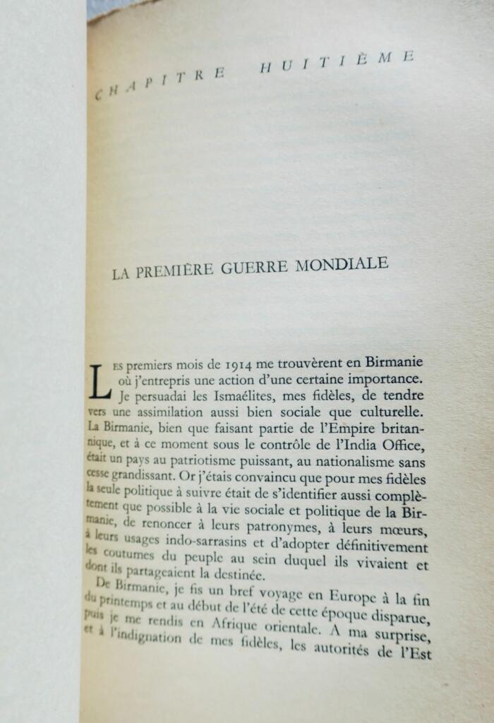 AGA KHAN’s Memoirs with Kees VAN DONGEN’s portrait