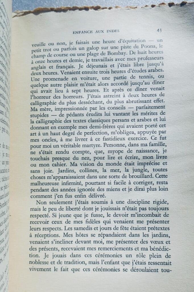 AGA KHAN’s Memoirs with Kees VAN DONGEN’s portrait
