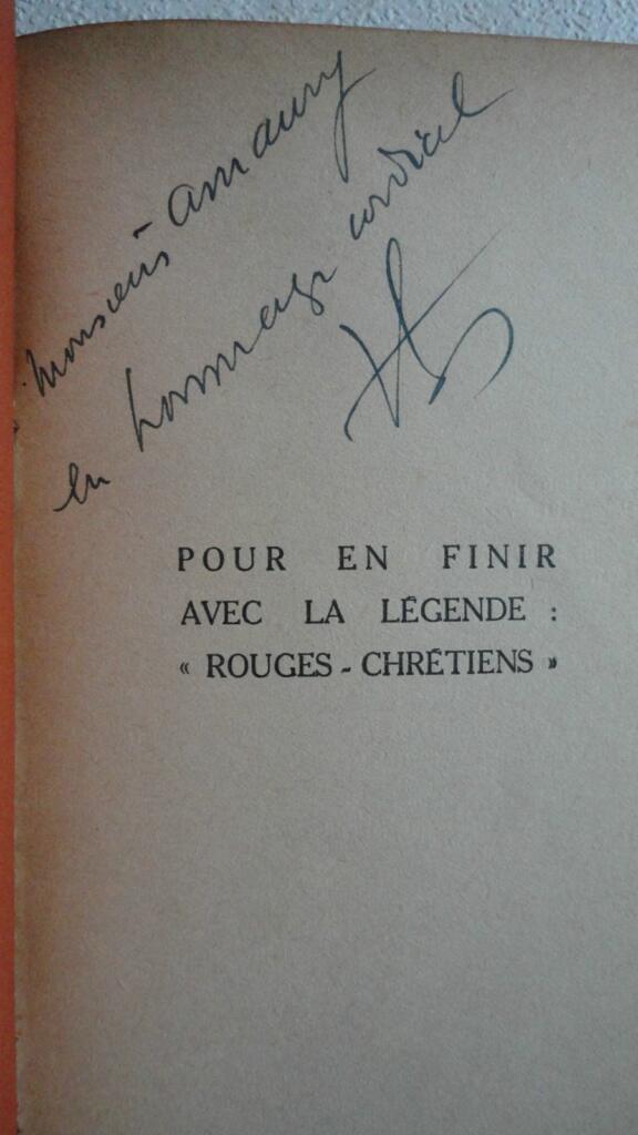 Pour en finir avec la légende : Rouges-Chrétiens – Mémoire 1937