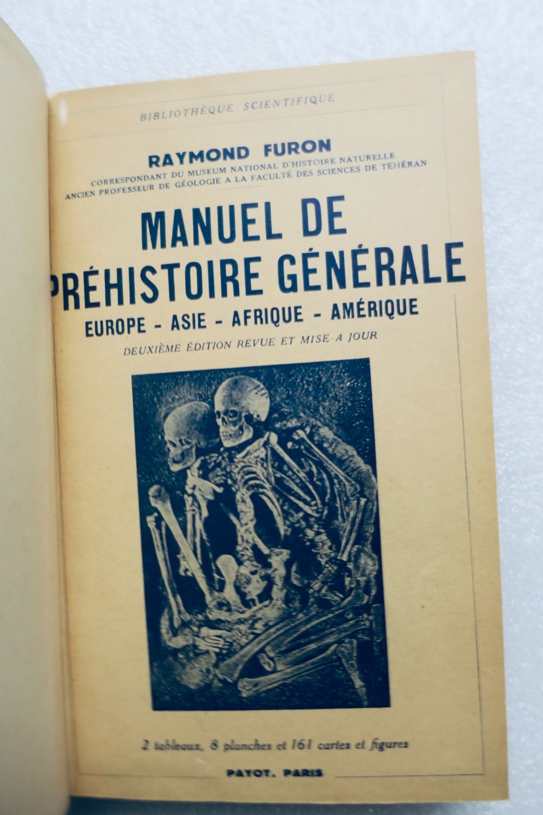 Préhistoire FURON RAYMOND MANUEL DE PREHISTOIRE GENERALE, EUROPE, ASIE, AFRIQUE. - Image 9
