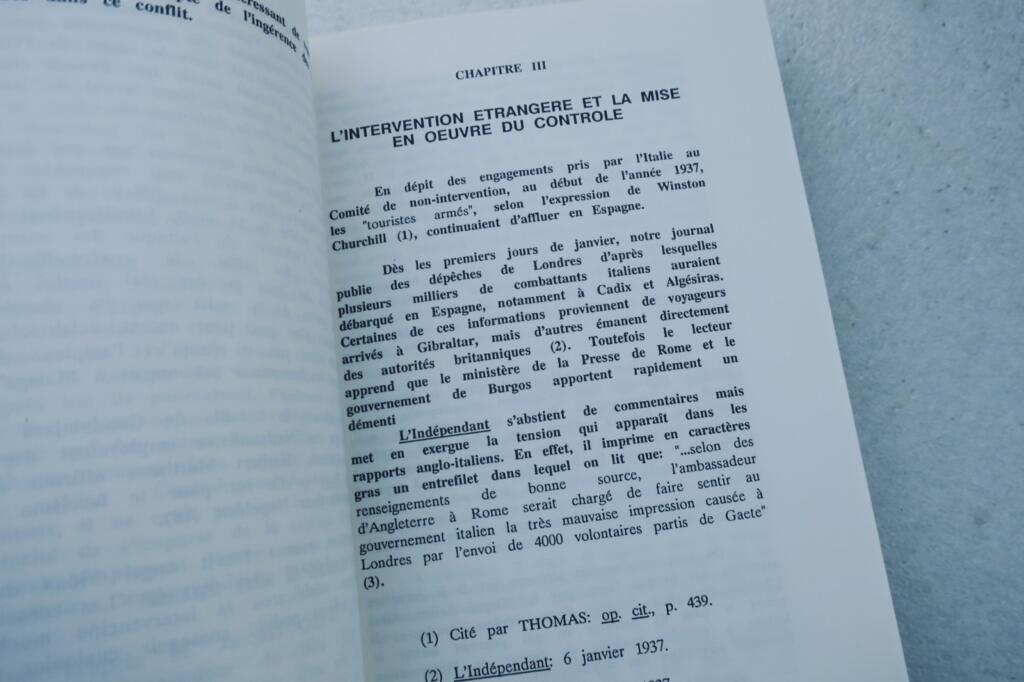 presse frontière l’Indépendant Pyrénées-Orientales et la guerre civile espagnol