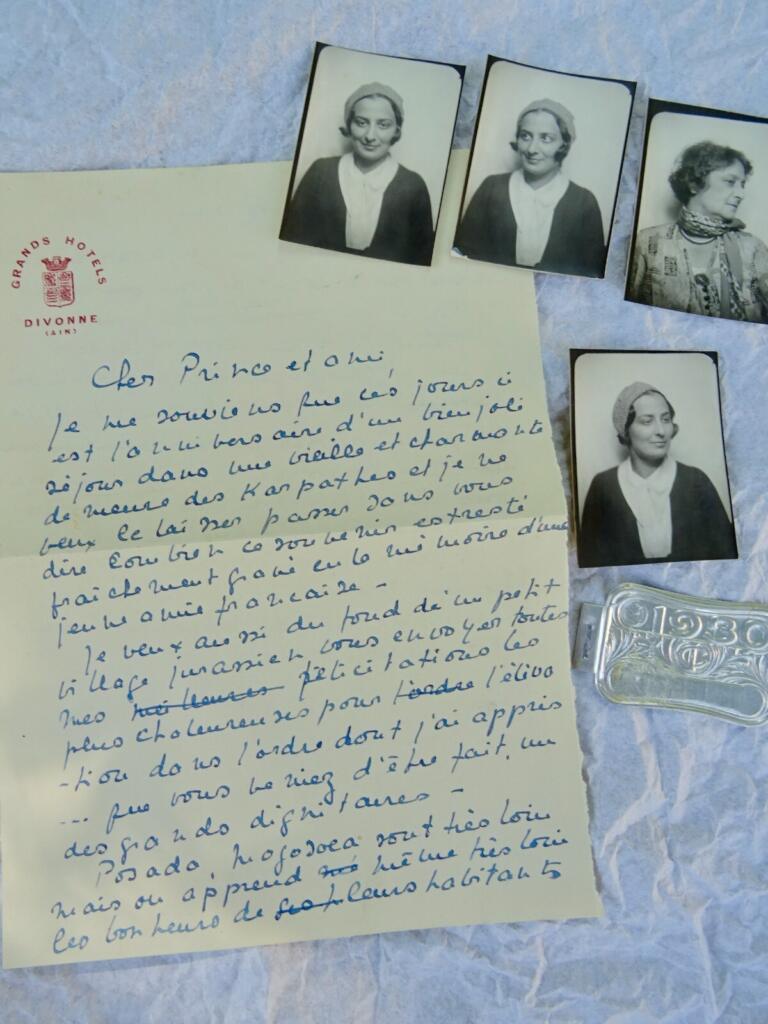 Prince Georges Bibesco lettres signées
