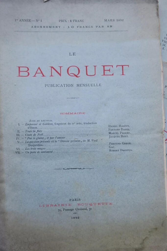 Proust's Early Writings and Literary Circle