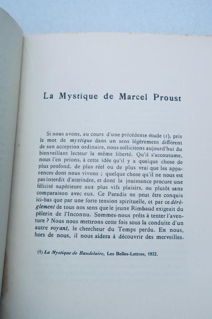 Pommiers Studie über Prousts Mystik