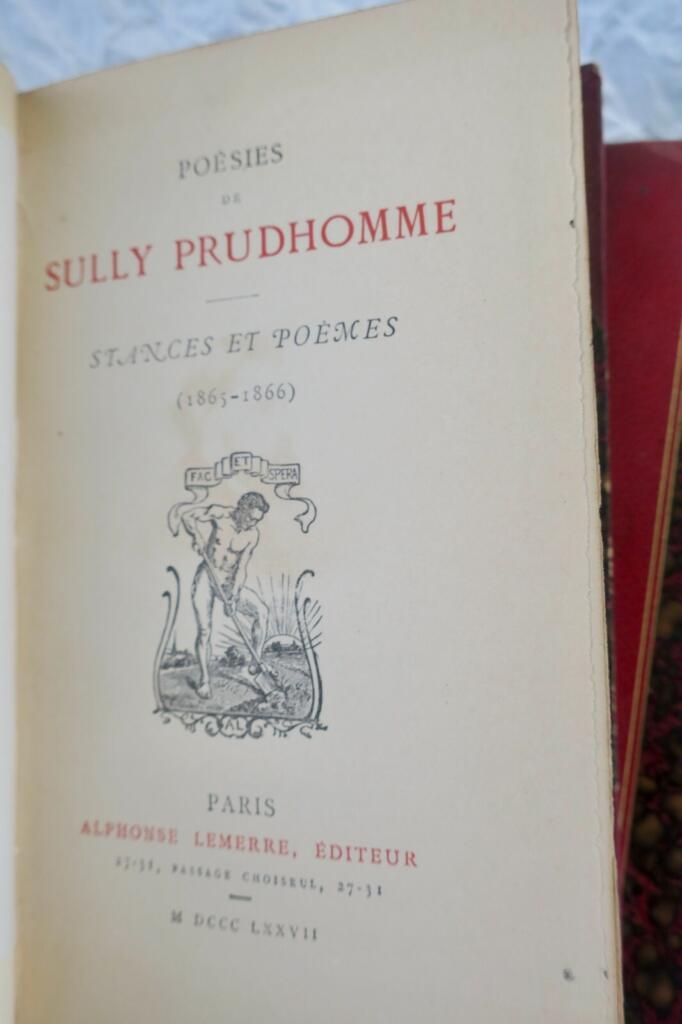 Gedichte von Prudhomme von 1865 bis 1879