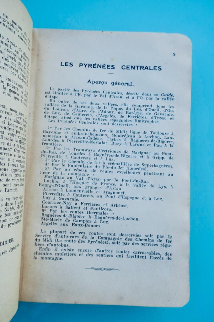 Exploration of the Central Pyrenees