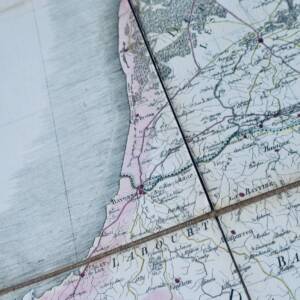 Pyrénées pays basque Tarbes Pau Mont de Marsan Auch Cahors 40000 toises 80/90 cm