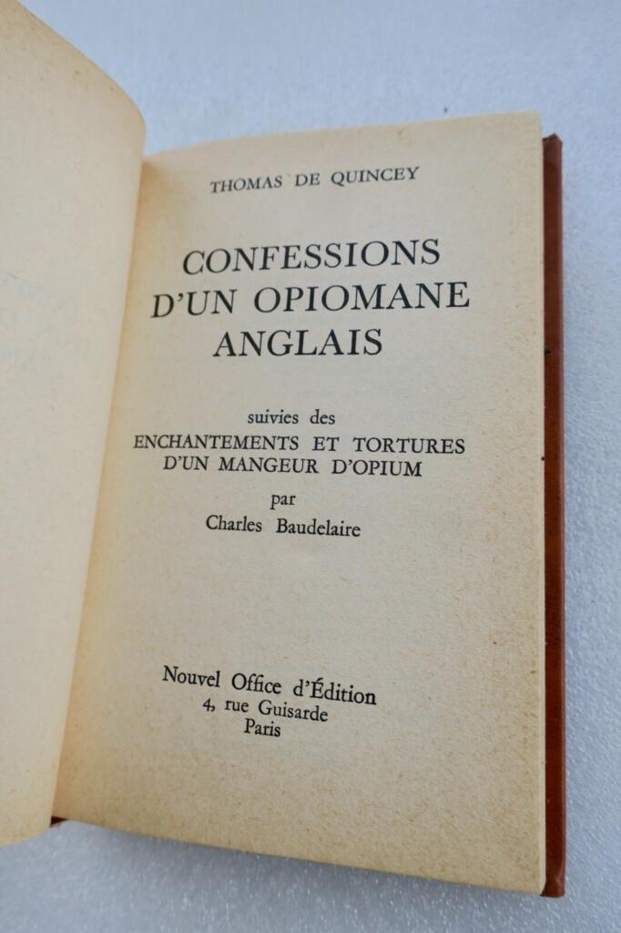 English Opium Eater's Confessions and Enchantments