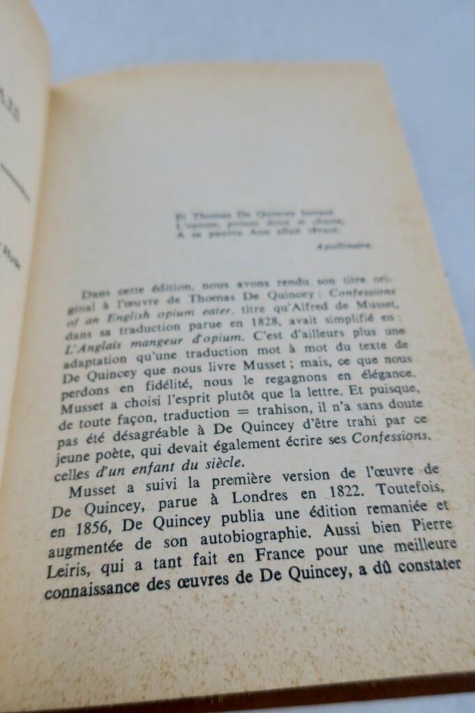 English Opium Eater's Confessions and Enchantments