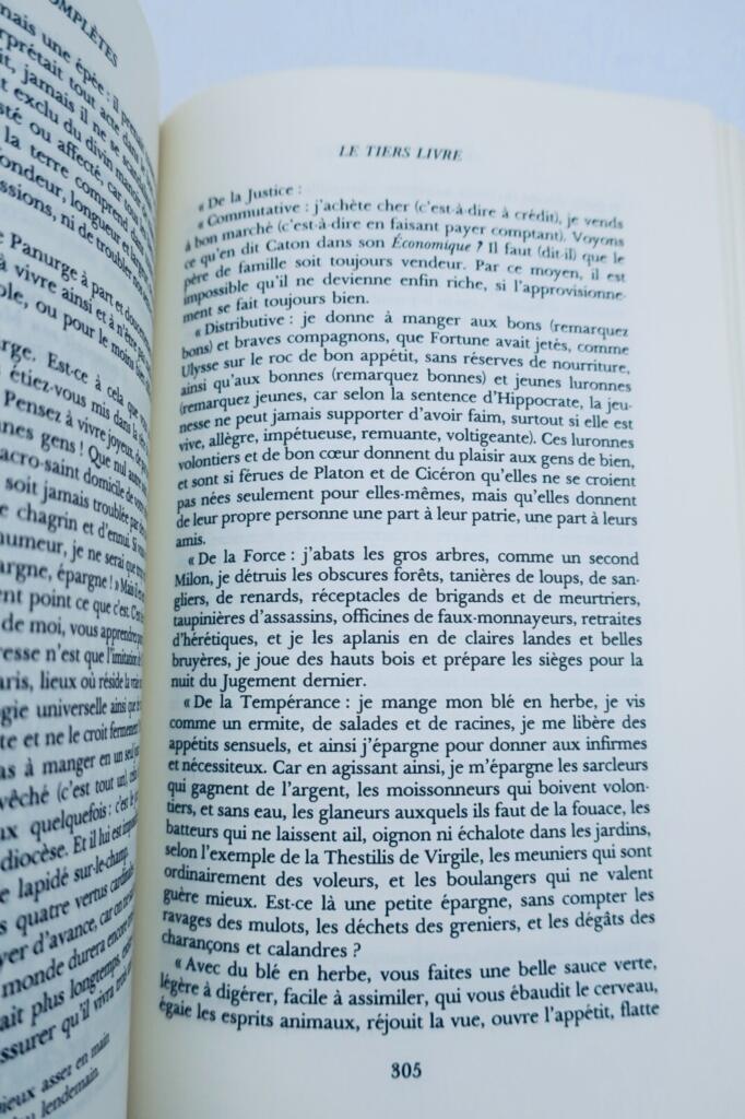 Rabelais Oeuvres complètes. Préface de Michel Cluny 1987