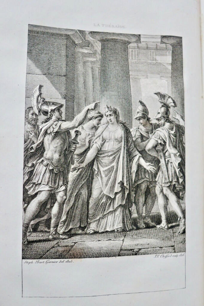 RACINE Oeuvres avec des commentaires Goeffroy 1808